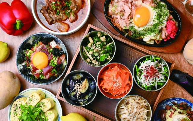 日本惣菜と韓国ナムルが奇跡のコラボ！新ナムルスタイルを堪能