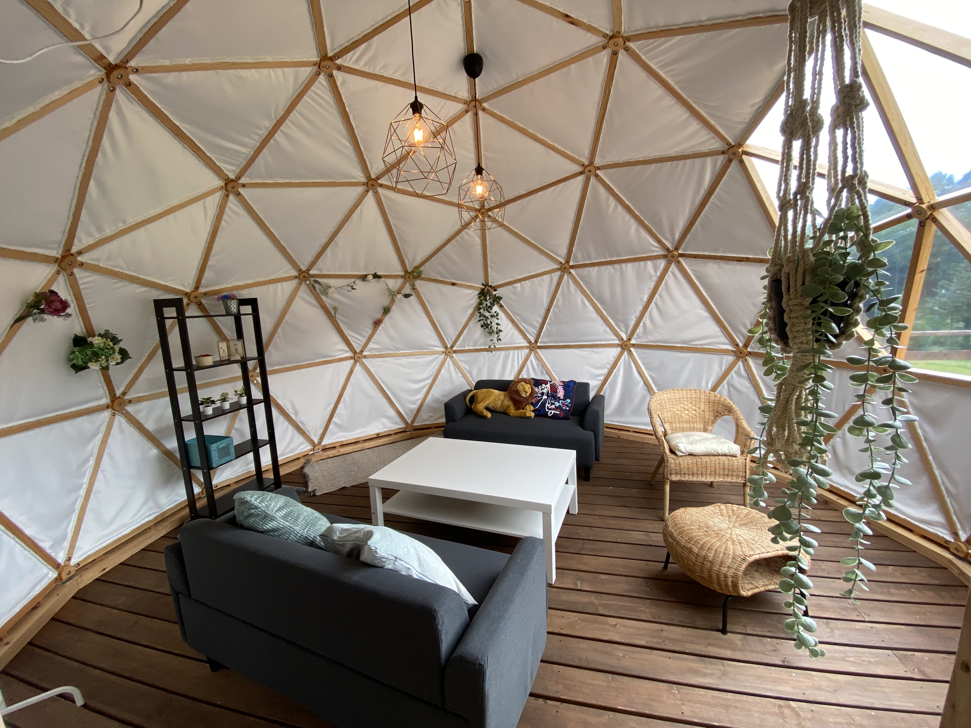 圧巻の星空を望む長野・阿智村に「日本初ひのきドームテント」のデイ