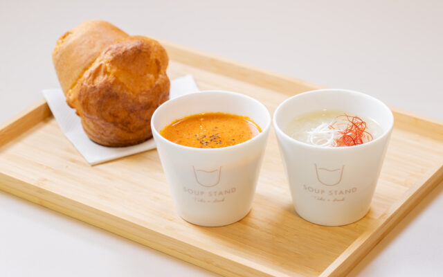 栄・矢場町『スープスダンド』”食べるスープ”とふわふわパンケーキが楽しめるカフェ