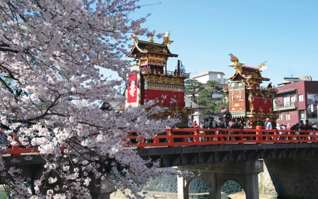 【春の絶景①】日本三大美祭「春の高山祭」で飛騨匠の技と鮮やかな桜に感動！