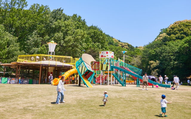 夏休み0円スポット-大型遊具新設の豊川市赤塚山公園30年目のアップデート
