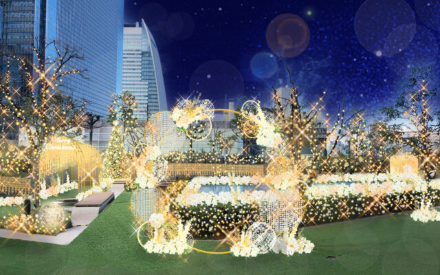 約11万球のイルミネーションが名駅の空中庭園を彩る-大名古屋クリスマス11/8～