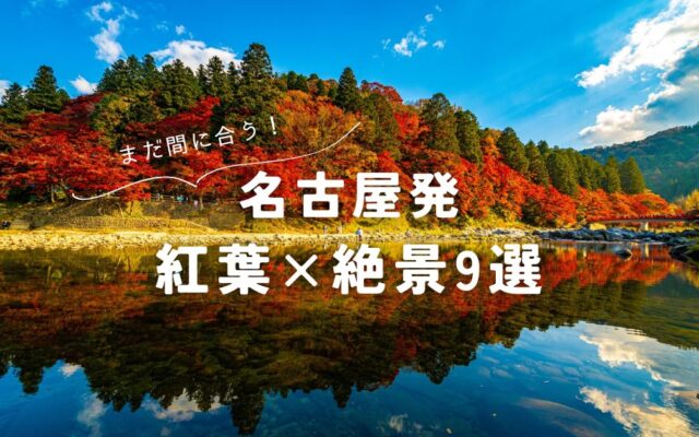 [2025年最新版]まだ間に合う！名古屋発の紅葉×絶景9選！ライトアップ&イベント情報も