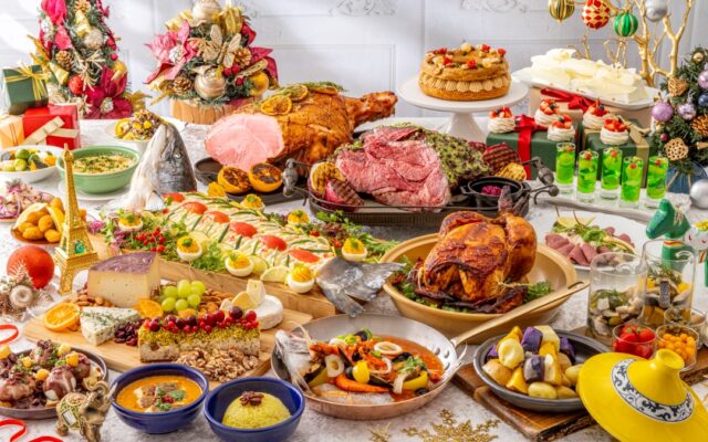 ヒルトン名古屋クリスマス2大ビュッフェ！世界各国の料理と宝石箱スイーツを実食レポ