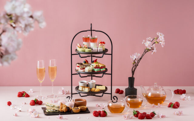 いちごと桜が彩る、特別なひとときを♪『三井ガーデンホテル名古屋プレミア』の春限定アフタヌーンティー