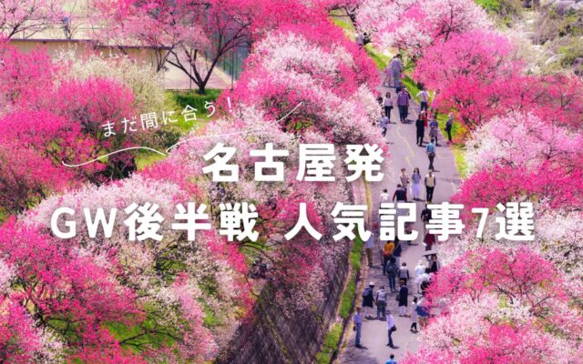 GW後半戦まだ間に合う！東海エリア今だけ絶景&イベント&グルメ人気記事まとめ