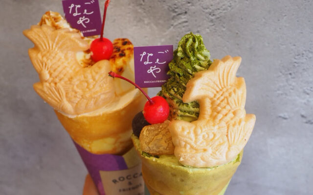 名古屋限定！可愛いシャチホコがのったクレープに抹茶アラモードが映え確で新登場