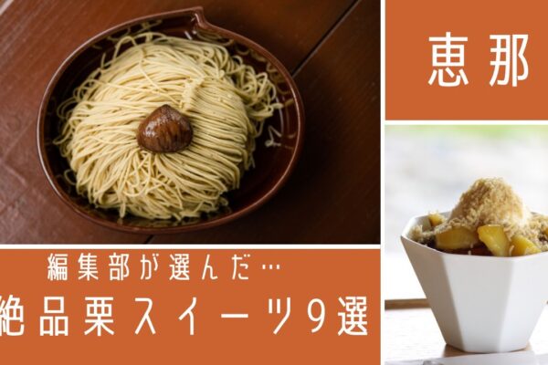 【岐阜・恵那】おすすめ栗スイーツ大集合！絶品パフェから新作チーズケーキ、名物栗きんとんほか